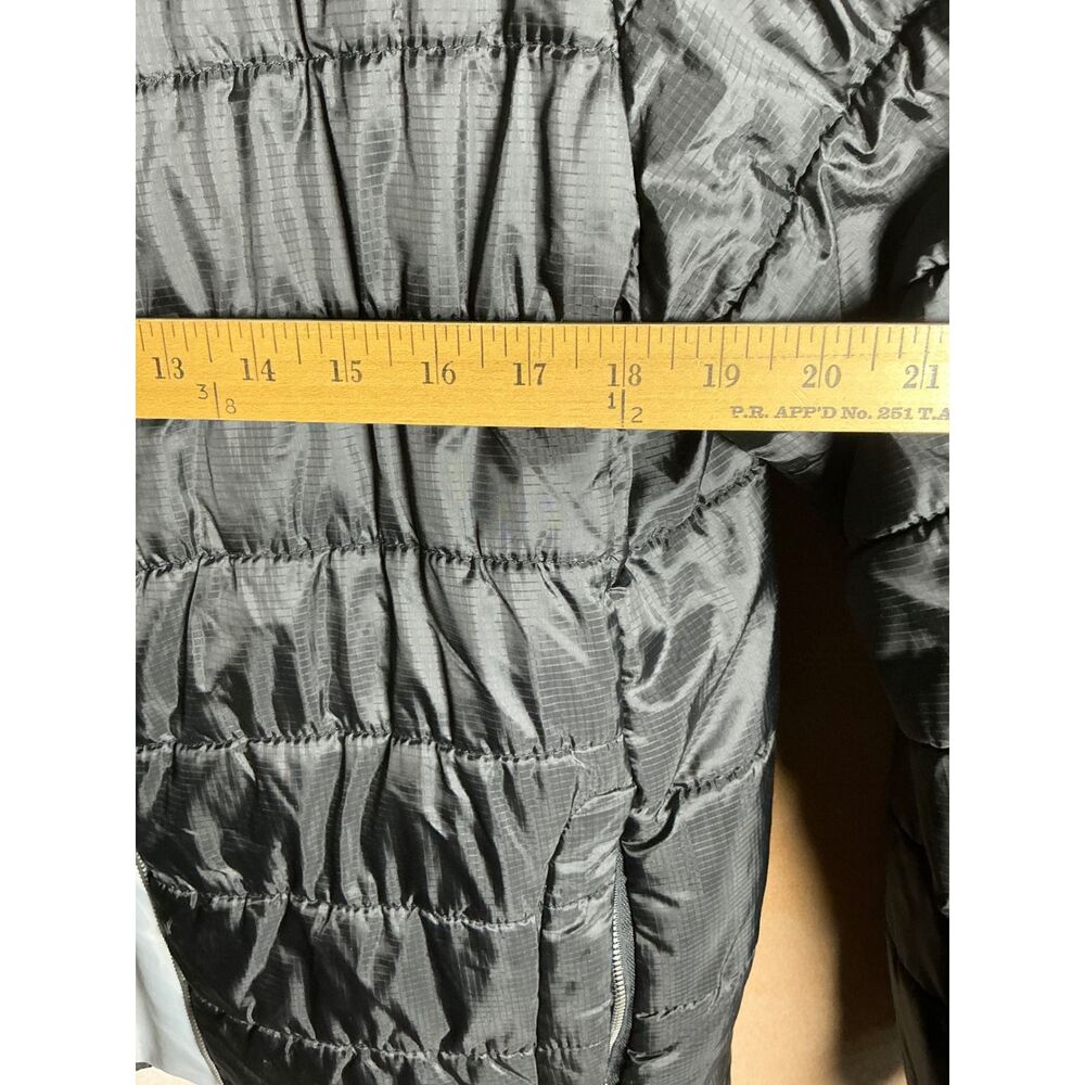 US Polo Assn Mens Puffer Jacket Black Quilted‎ Full Zip Collared Size M - Picture 6 of 7